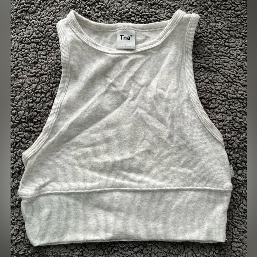 CROPPED RIBBED TANK